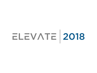 Elevate 2018 logo design by salis17