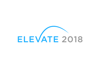 Elevate 2018 logo design by bomie