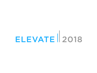 Elevate 2018 logo design by bomie