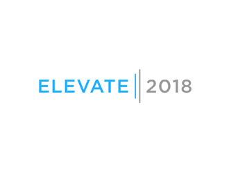 Elevate 2018 logo design by bomie