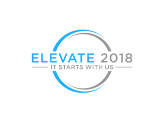 Elevate 2018 logo design by bomie