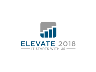 Elevate 2018 logo design by bomie
