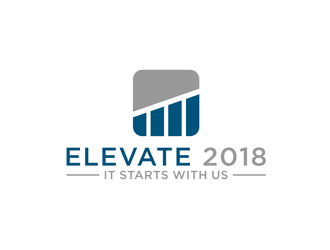 Elevate 2018 logo design by bomie