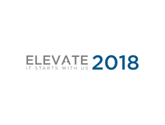 Elevate 2018 logo design by salis17