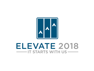 Elevate 2018 logo design by bomie
