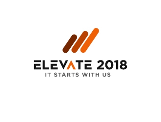 Elevate 2018 logo design by fillintheblack