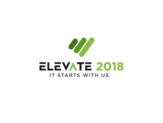 Elevate 2018 logo design by fillintheblack