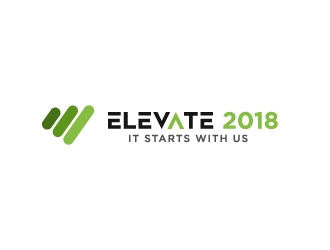 Elevate 2018 logo design by fillintheblack