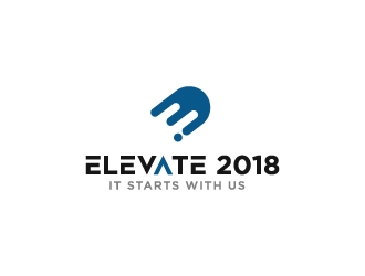 Elevate 2018 logo design by fillintheblack