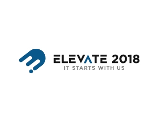 Elevate 2018 logo design by fillintheblack