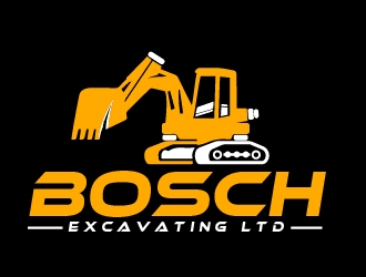 Bosch Excavating Ltd logo design by shravya