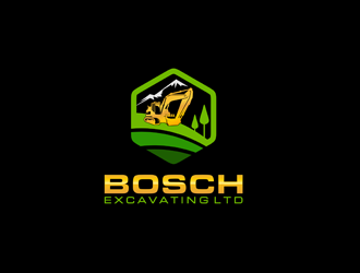 Bosch Excavating Ltd logo design by zeta