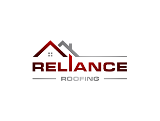 Reliance Roofing  logo design by blackcane