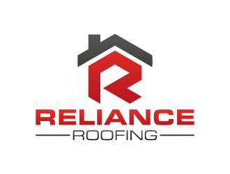 Reliance Roofing  logo design by mhala