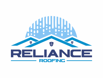 Reliance Roofing  logo design by mletus