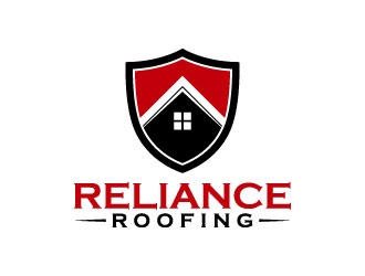 Reliance Roofing  logo design by karjen