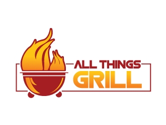 www.allthingsgrill.com logo design by Erasedink