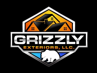 Grizzly Exteriors, LLC. logo design by nexgen