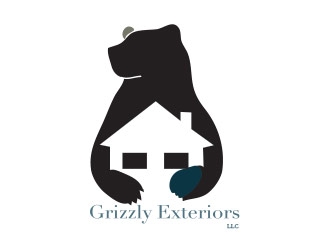 Grizzly Exteriors, LLC. logo design by not2shabby