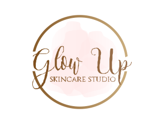  Glow  Up  Skincare Studio logo  design 48hourslogo com