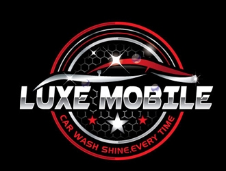 Luxe Mobile Car Wash Shine,Every Time logo design by logoguy