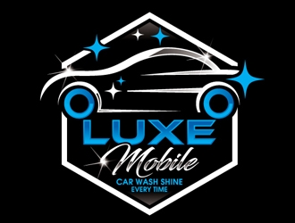 Luxe Mobile Car Wash Shine,Every Time logo design by logoguy