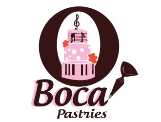 Boca Pastries logo design by ElonStark