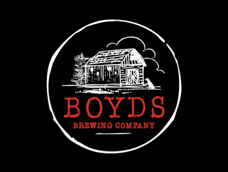 Boyds Brewing Company logo design by logolady