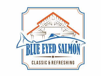 Blue Eyed salmon logo design by 48art