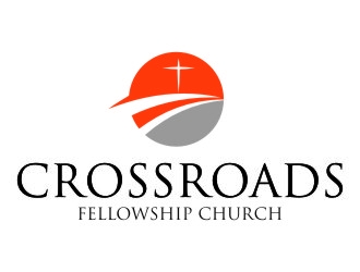 Crossroads Fellowship Church  logo design by jetzu