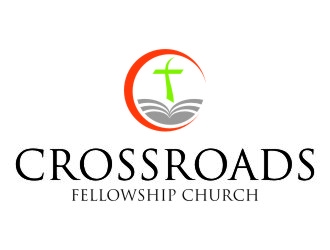 Crossroads Fellowship Church  logo design by jetzu