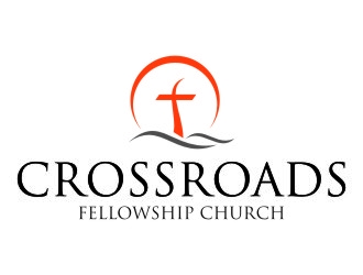 Crossroads Fellowship Church  logo design by jetzu