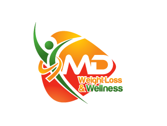 MD Weight Loss & Wellness logo design by bluespix