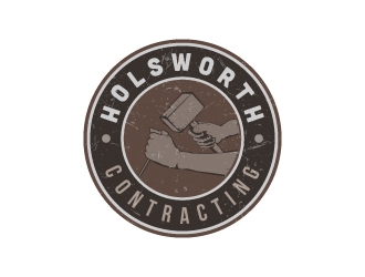 Holsworth Contracting logo design by quanghoangvn92