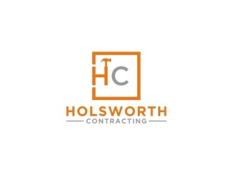 Holsworth Contracting logo design by bricton