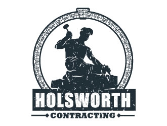 Holsworth Contracting logo design by Suvendu