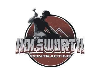 Holsworth Contracting logo design by coco