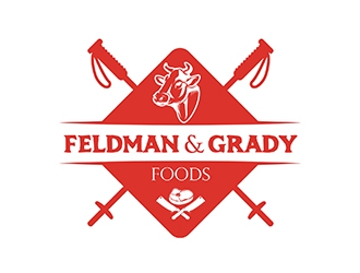 Feldman & Grady Foods logo design by marshall