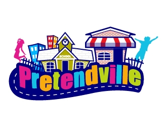 Pretendville logo design by Aelius