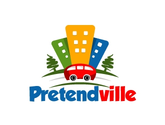 Pretendville logo design by Boomstudioz
