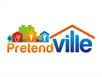 Pretendville logo design by gitzart