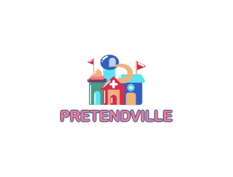 Pretendville logo design by BaneVujkov