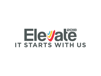 Elevate 2018 logo design by ekitessar