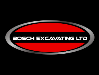 Bosch Excavating Ltd logo design by Greenlight