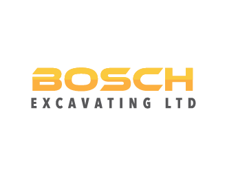 Bosch Excavating Ltd logo design by HolyBoast