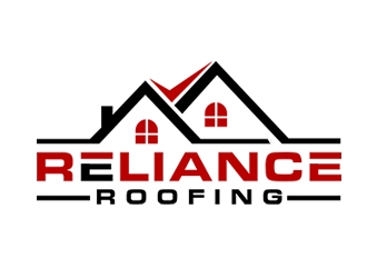 Reliance Roofing  logo design by damlogo
