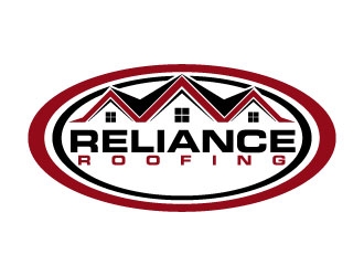 Reliance Roofing  logo design by karjen