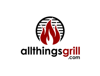 www.allthingsgrill.com logo design by haze