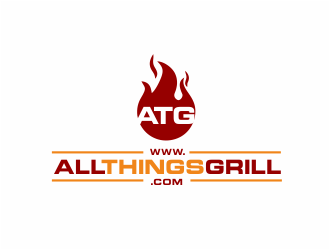 www.allthingsgrill.com logo design by kimora