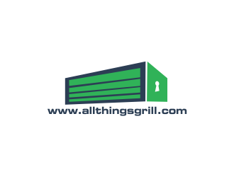 www.allthingsgrill.com logo design by Greenlight